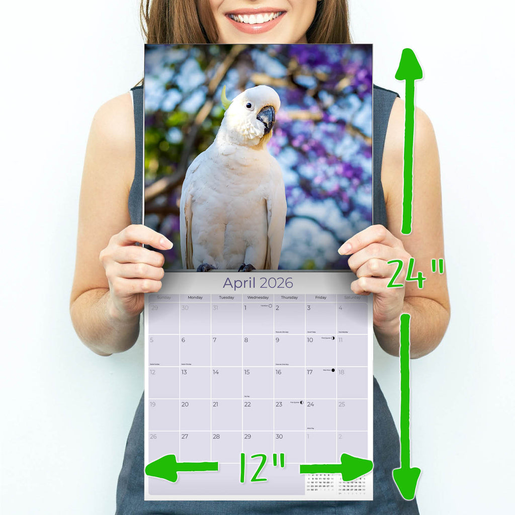 Cockatoos Wall Calendar 2026