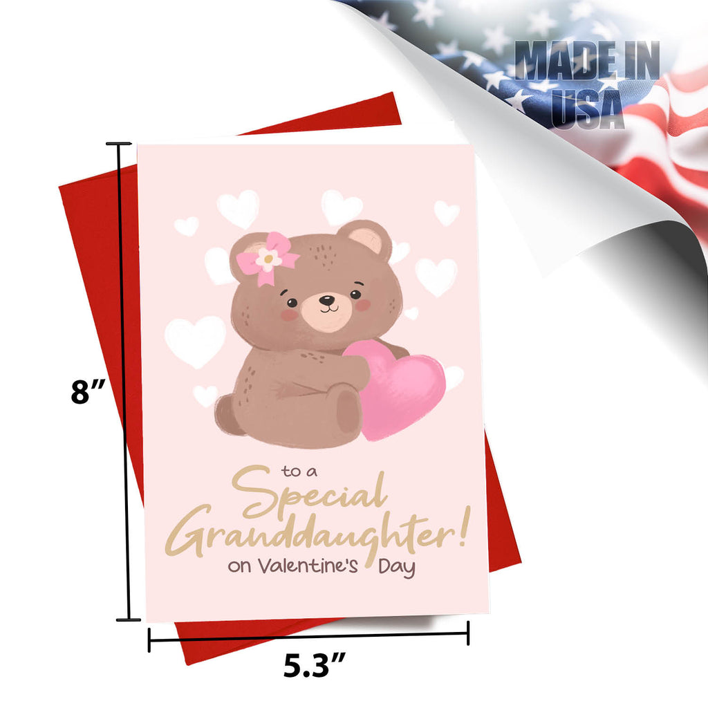Valentine - Special Granddaughter Greeting Card