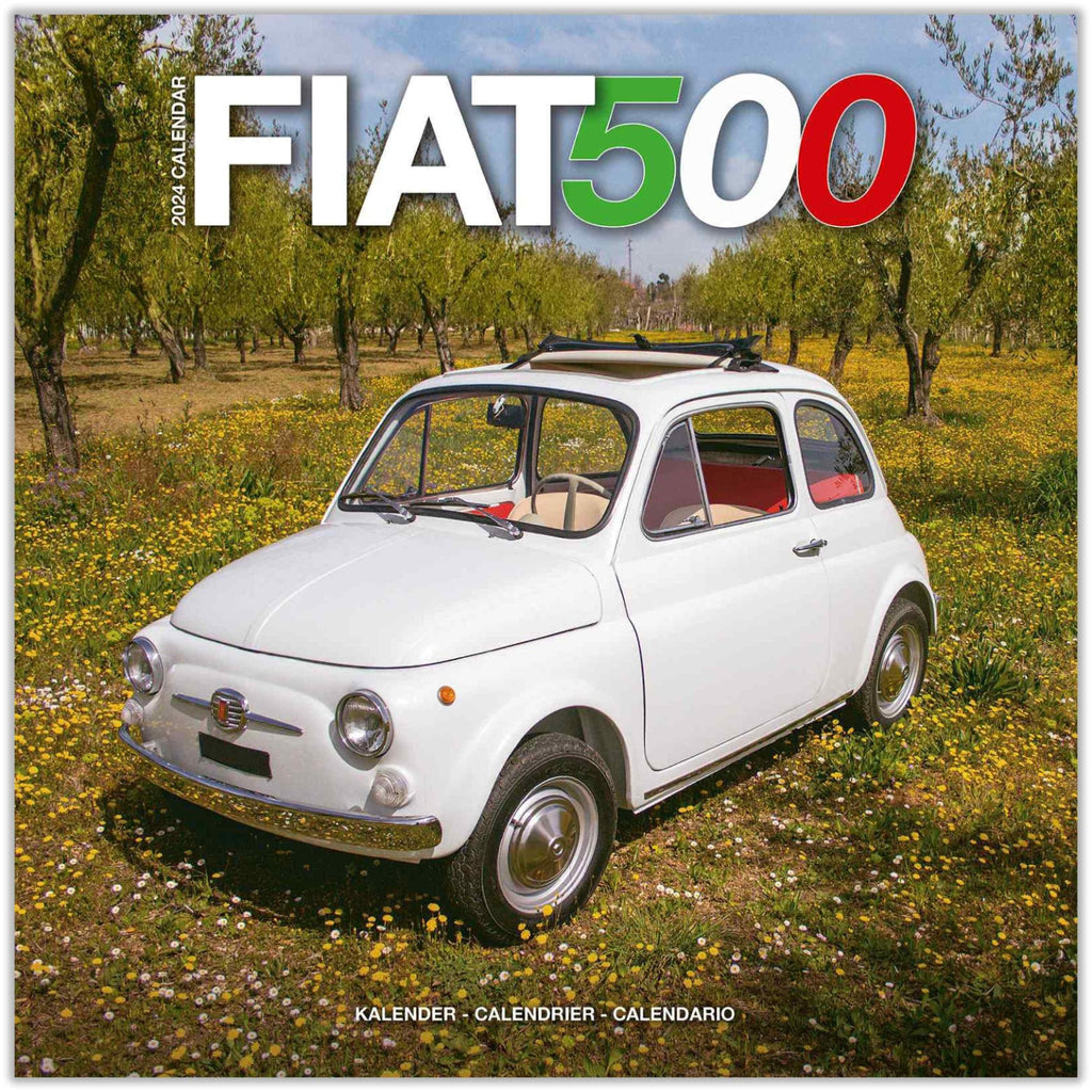 Fiat 500 Wall Calendar 2024