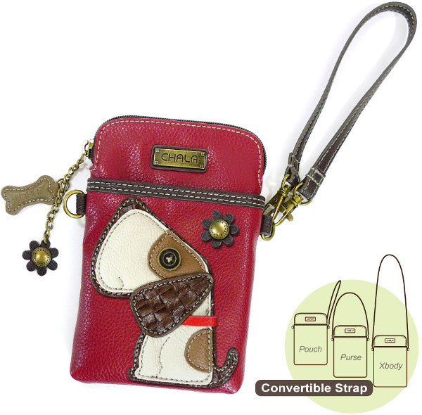 Chala Puppydog Crossbody Cell Phone Purse