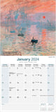 Monet Wall Calendar 2024