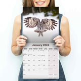 Owls Wall Calendar 2024