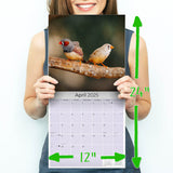 Garden Birds Wall Calendar 2025