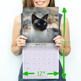 Cats - Siamese Wall Calendar 2025