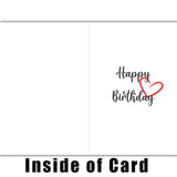 Happy Birthday You’ve Been Loved Greeting Card — Unique Milestone Birthday Infographic Card
