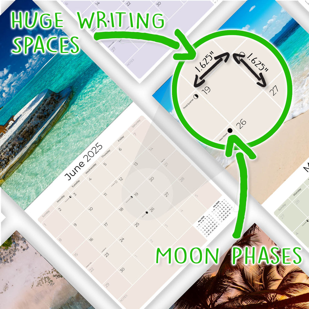 Amazing Beaches Calendar 2026