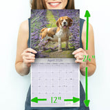 Beagle Wall Calendar 2026