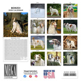 Borzoi Wall Calendar 2026