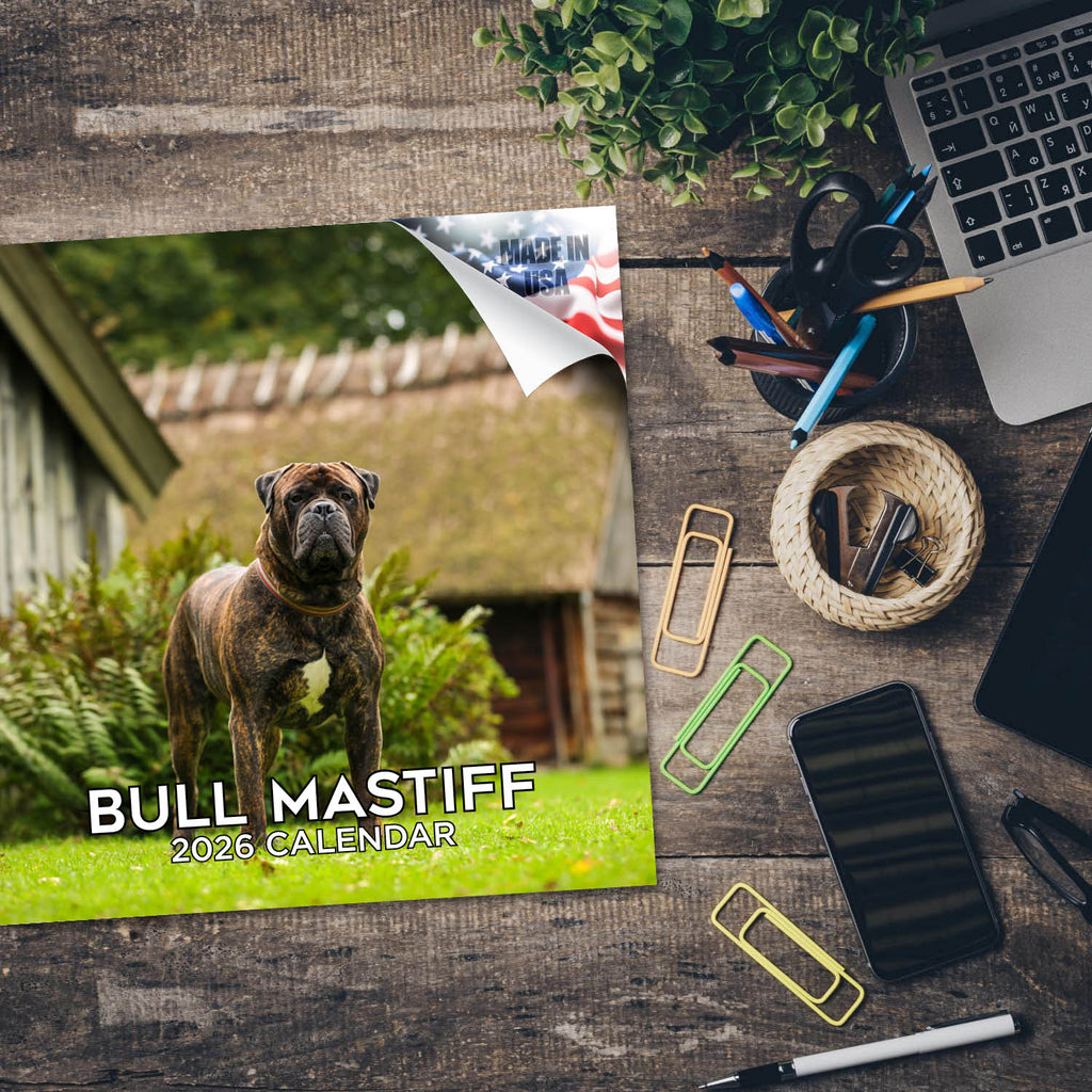 Bull Mastiff Calendar 2026