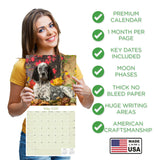 English Setter Wall Calendar 2026