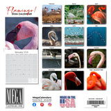 Flamingo Wall Calendar 2026