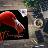 Flamingo Wall Calendar 2026