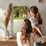 German Shepherd Wall Calendar 2026
