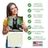 German Shepherd Wall Calendar 2026