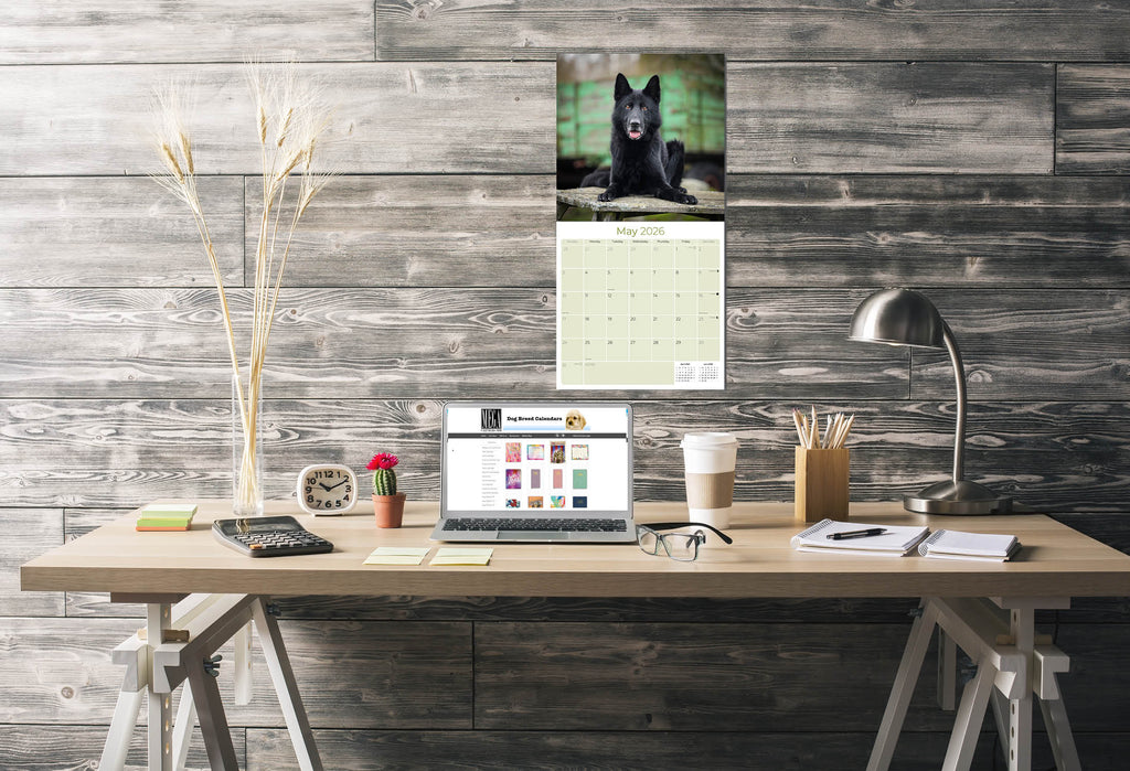 German Shepherd Wall Calendar 2026
