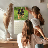 German Shepherd Puppies Wall Calendar 2026