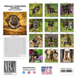 German Shepherd Puppies Wall Calendar 2026