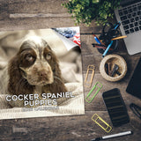 Cocker Spaniel Puppies Wall Calendar 2026