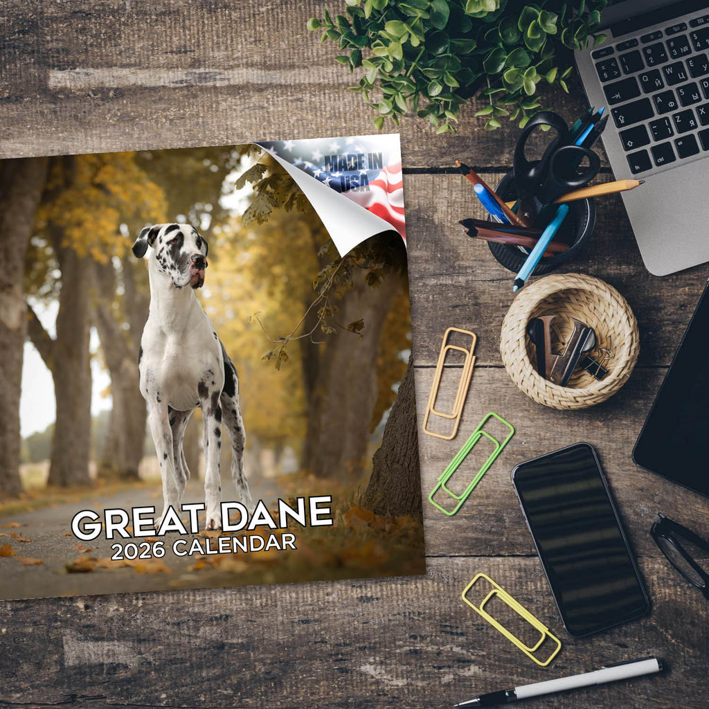 Great Dane Wall Calendar 2026