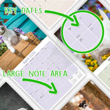 Jack Russell Wall Calendar 2026