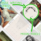 Retro Pin Ups Wall Calendar 2026