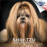 Shih Tzu Wall Calendar 2026