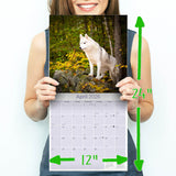 Siberian Husky Wall Calendar 2026