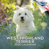 West Highland Terrier Wall Calendar 2026
