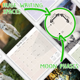 White Shepherd Wall Calendar 2026
