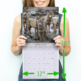 Wolves Wall Calendar 2026