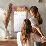 Watercolors Academic Wall Calendar 2025 2026