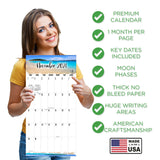 Tropical Beaches Large Grid Calendar 2026