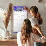 Flowers Large Grid Calendar 2026
