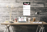 Flowers Large Grid Calendar 2026