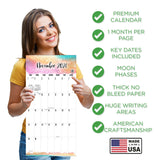 Watercolors LARGE GRID Wall Calendar 2026
