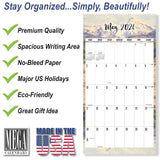 Claude Monet Academic Wall Calendar 2025 2026