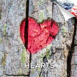 Hearts Wall Calendar 2026