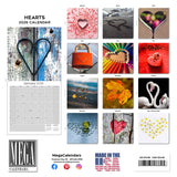 Hearts Wall Calendar 2026