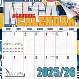 Patterns Academic Wall Calendar 2025 2026