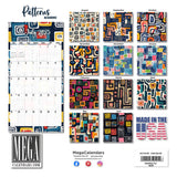 Patterns Academic Wall Calendar 2025 2026