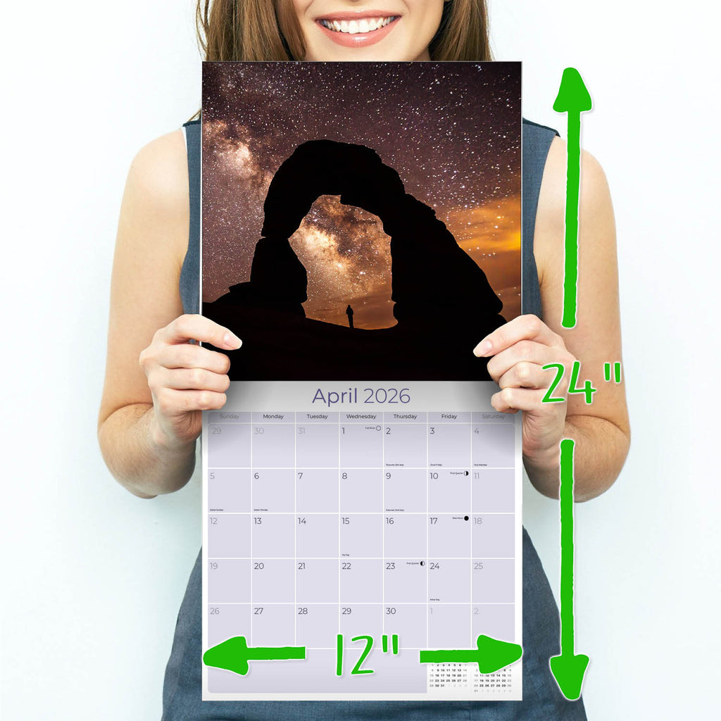 National Parks Wall Calendar 2026