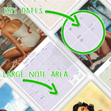 Vintage Pin Ups Wall Calendar 2026