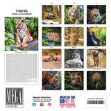 Tigers Wall Calendar 2026