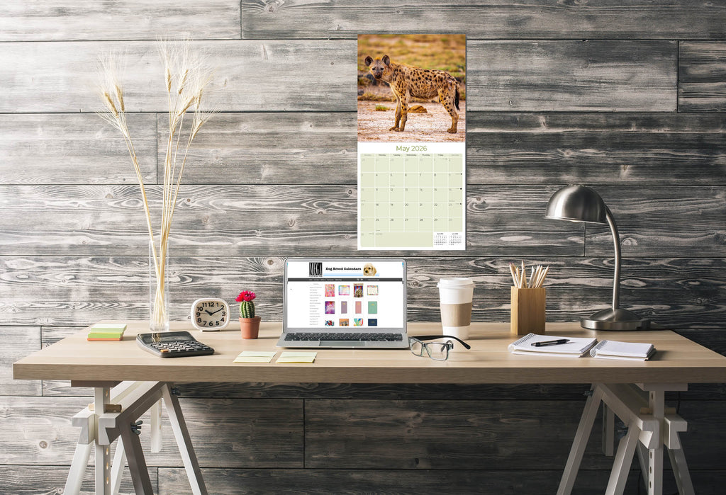 African Wildlife Wall Calendar 2026