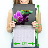 Lizards Wall Calendar 2026