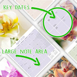 Orchids Wall Calendar 2026
