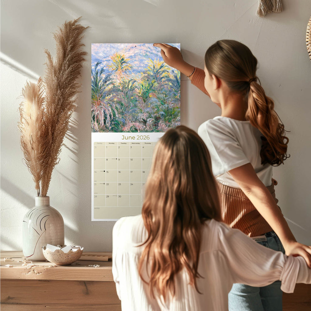 Claude Monet Wall Calendar 2026
