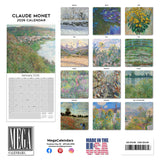 Claude Monet Wall Calendar 2026