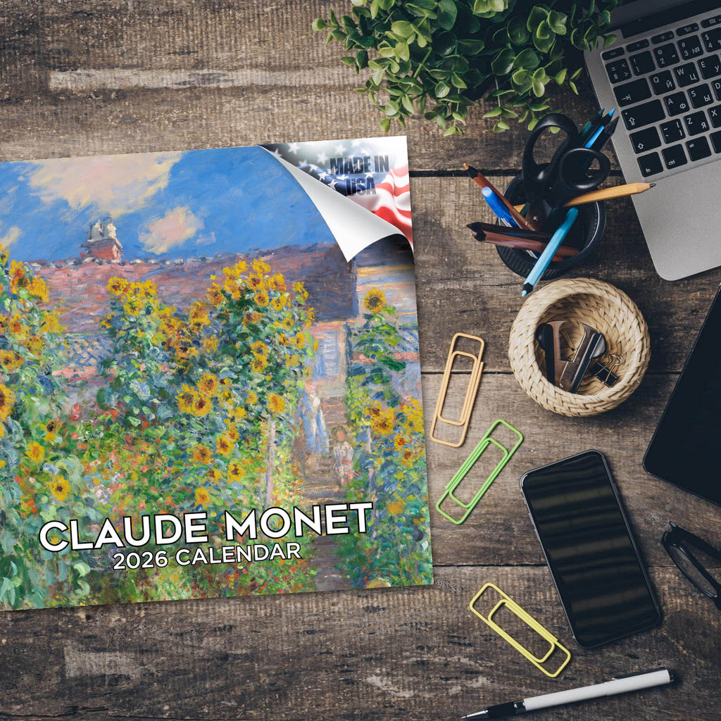 Claude Monet Wall Calendar 2026