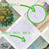 Claude Monet Wall Calendar 2026